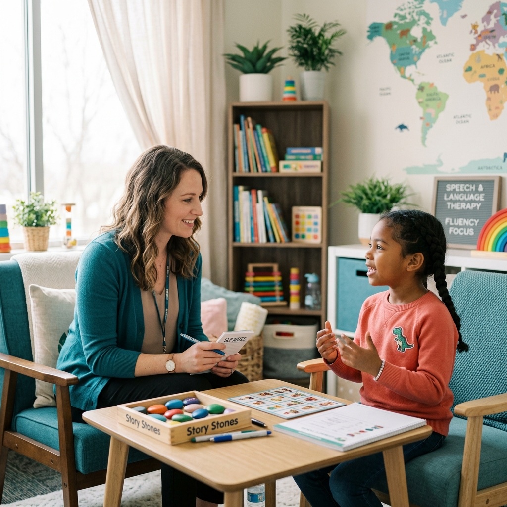 Fluency and stuttering therapy supporting confident communication